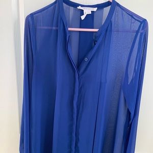 BCBG Blue blouse
